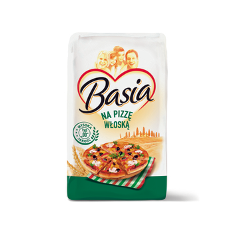 Mąka pszenna Na pizzę włoską typ 00 Basia 1 kg
